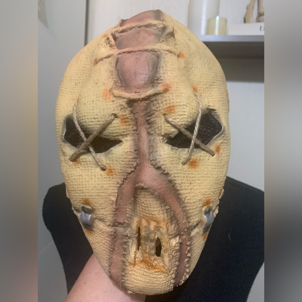Vintage Style Burlap Mask